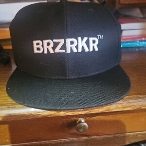 BRZRKR Black Snapback Hat